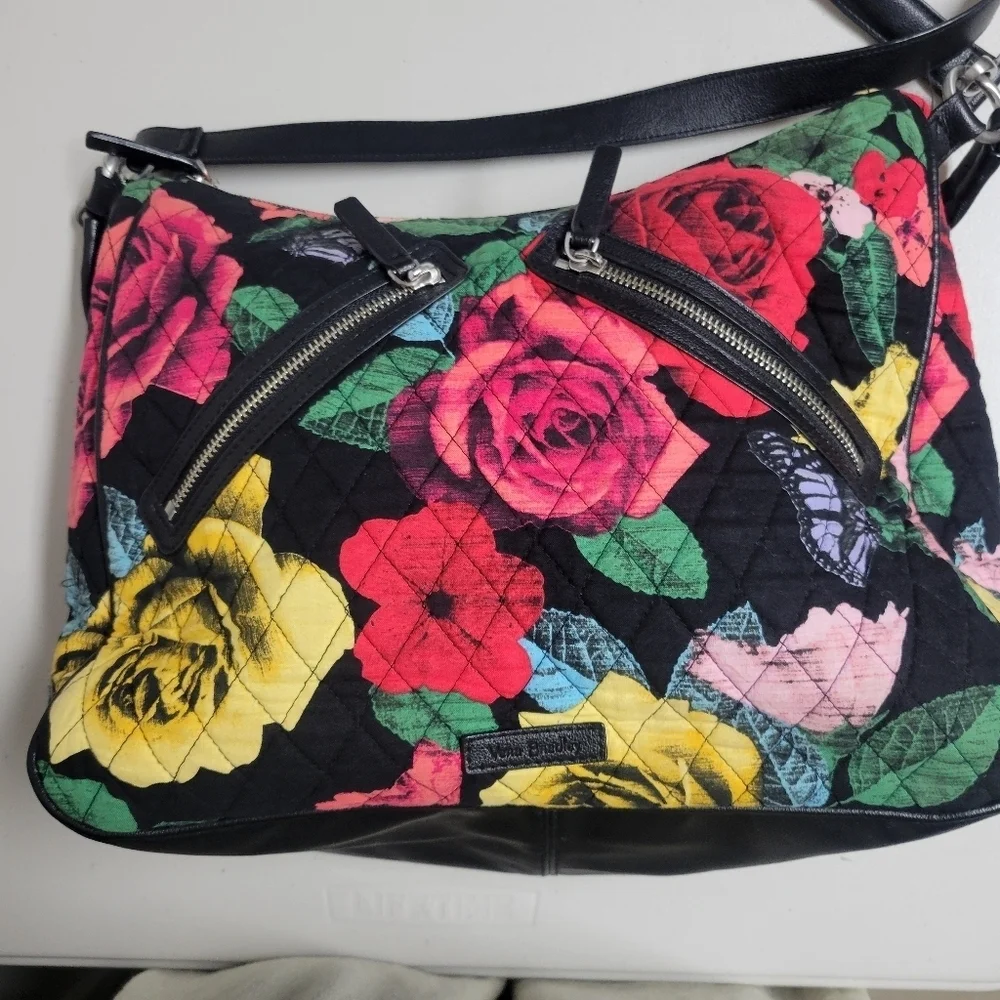 Vera Bradley Retired Vivian Havana Hobo Bag.